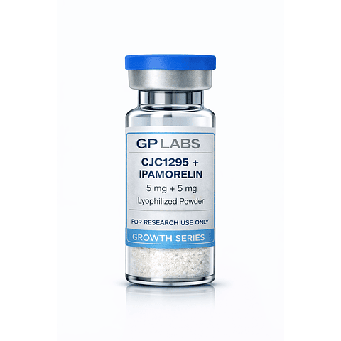 CJC-1295 + Ipamorelin 10 mg | Growth (Crecimiento) Hormone Research Peptide | GP Labs