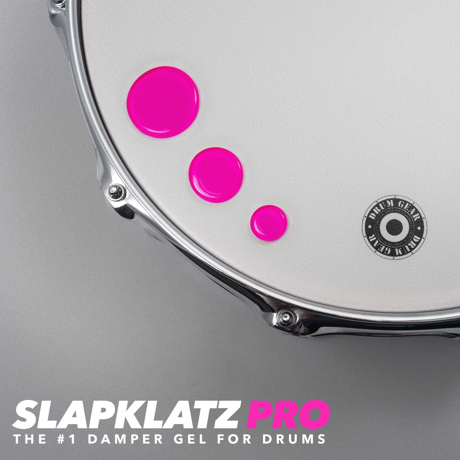 Slapklatz - Pink / Damper Gel Para Baterias Y Platillos