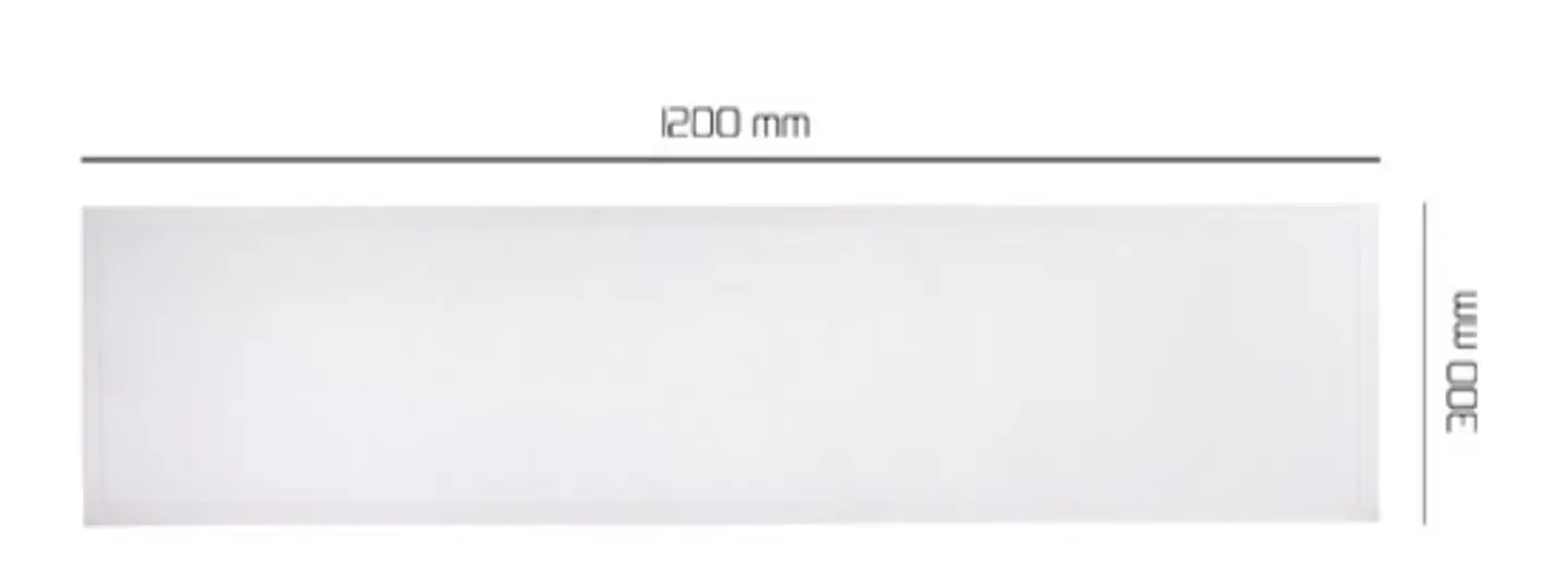 PANEL LED 120X30 EMBUTIDO BLANCO FRÍO 3