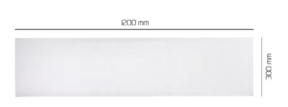 PANEL LED 120X30 EMBUTIDO BLANCO FRÍO 3
