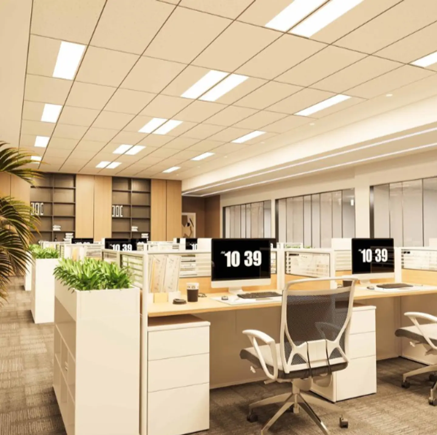 PANEL LED 120X30 EMBUTIDO BLANCO FRÍO 6