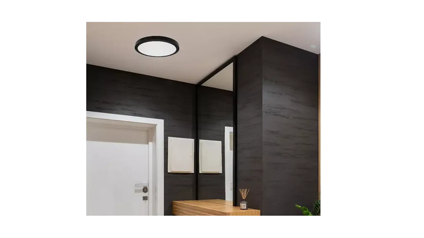 LAMPARA LED NEGRO SOBREPUESTO 24W BLANCO FRÍO  4