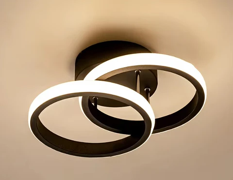 LÁMPARA LED 2 CIRCULOS 3 TONOS BLANCO FRÍO, CALIDO Y NEUTRO