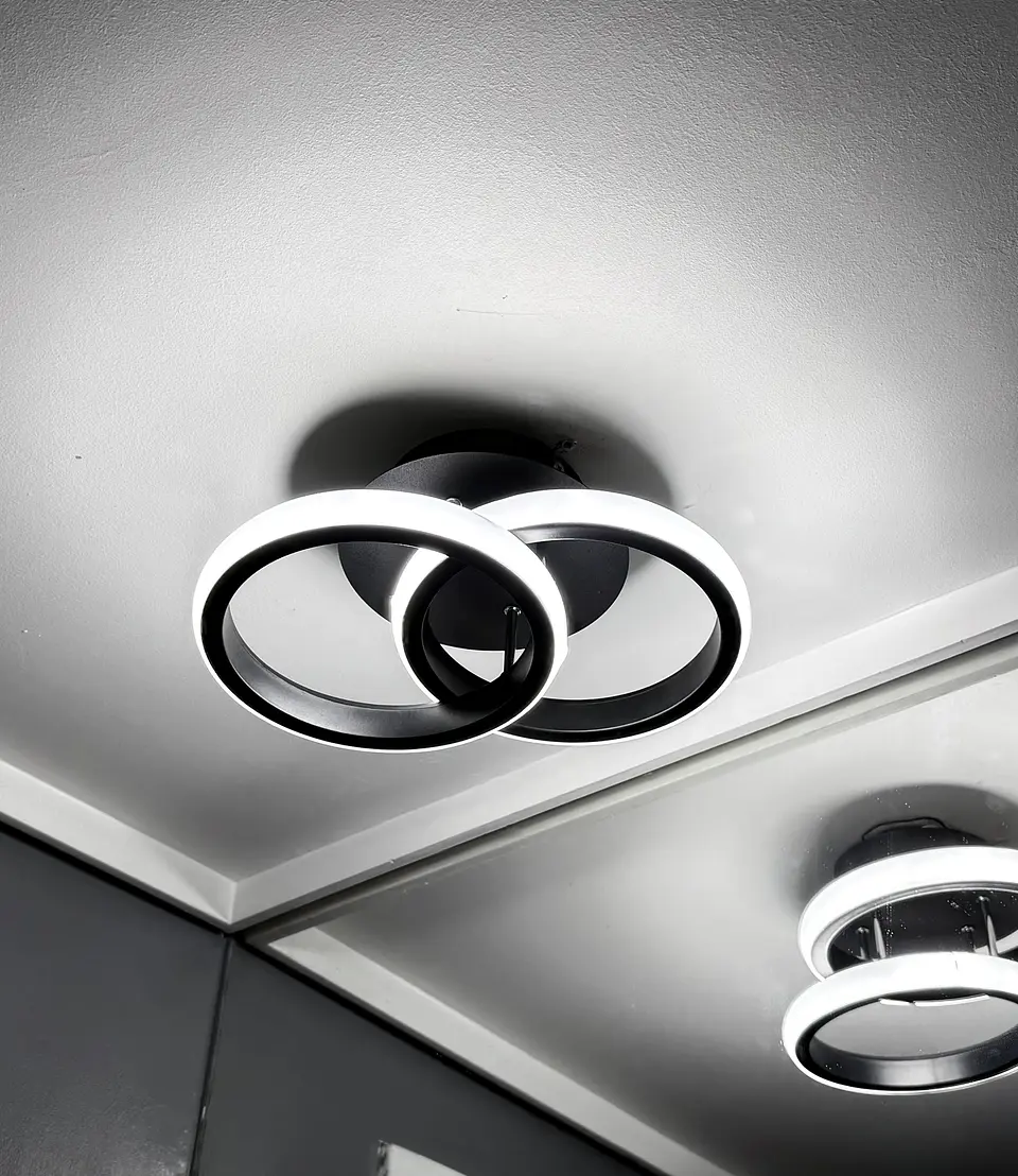 LÁMPARA LED 2 CIRCULOS 3 TONOS BLANCO FRÍO, CALIDO Y NEUTRO 2