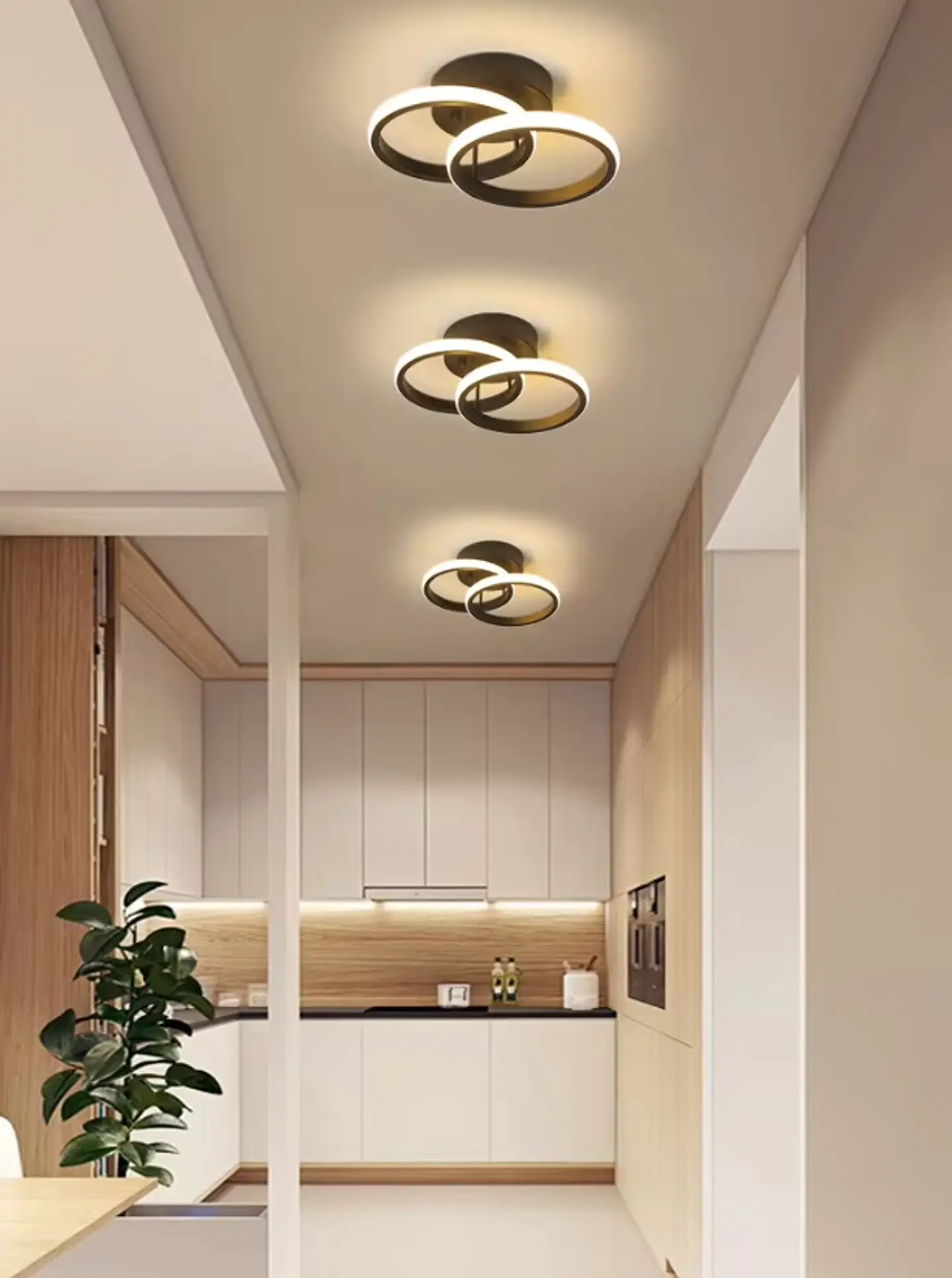 LÁMPARA LED 2 CIRCULOS 3 TONOS BLANCO FRÍO, CALIDO Y NEUTRO 3