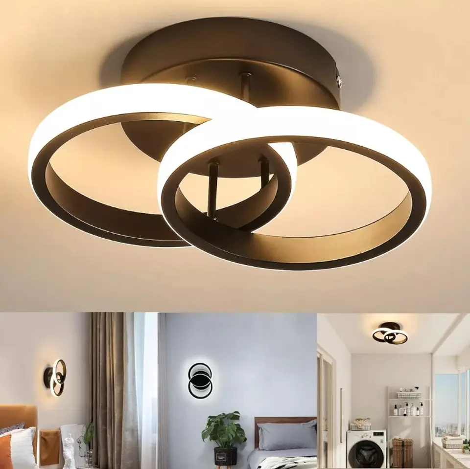 LÁMPARA LED 2 CIRCULOS 3 TONOS BLANCO FRÍO, CALIDO Y NEUTRO 4