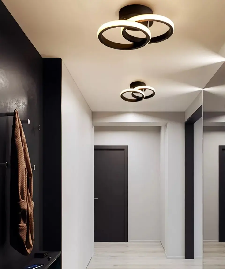 LÁMPARA LED 2 CIRCULOS 3 TONOS BLANCO FRÍO, CALIDO Y NEUTRO 8