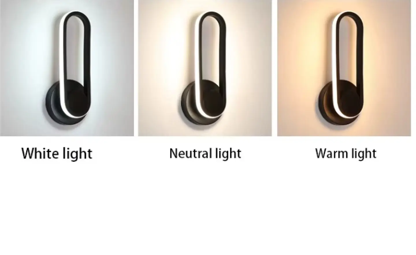 APLIQUE DE PARED 360 3 TONOS, BLANCO FRÍO, CÁLIDO Y NEUTRO 5