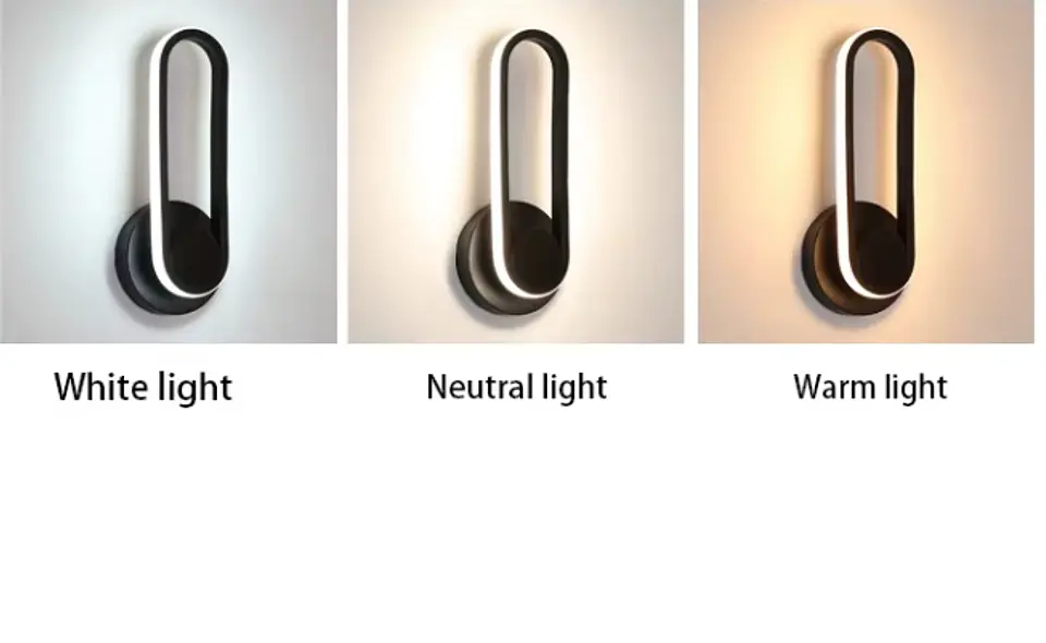 APLIQUE DE PARED 360 3 TONOS, BLANCO FRÍO, CÁLIDO Y NEUTRO 5