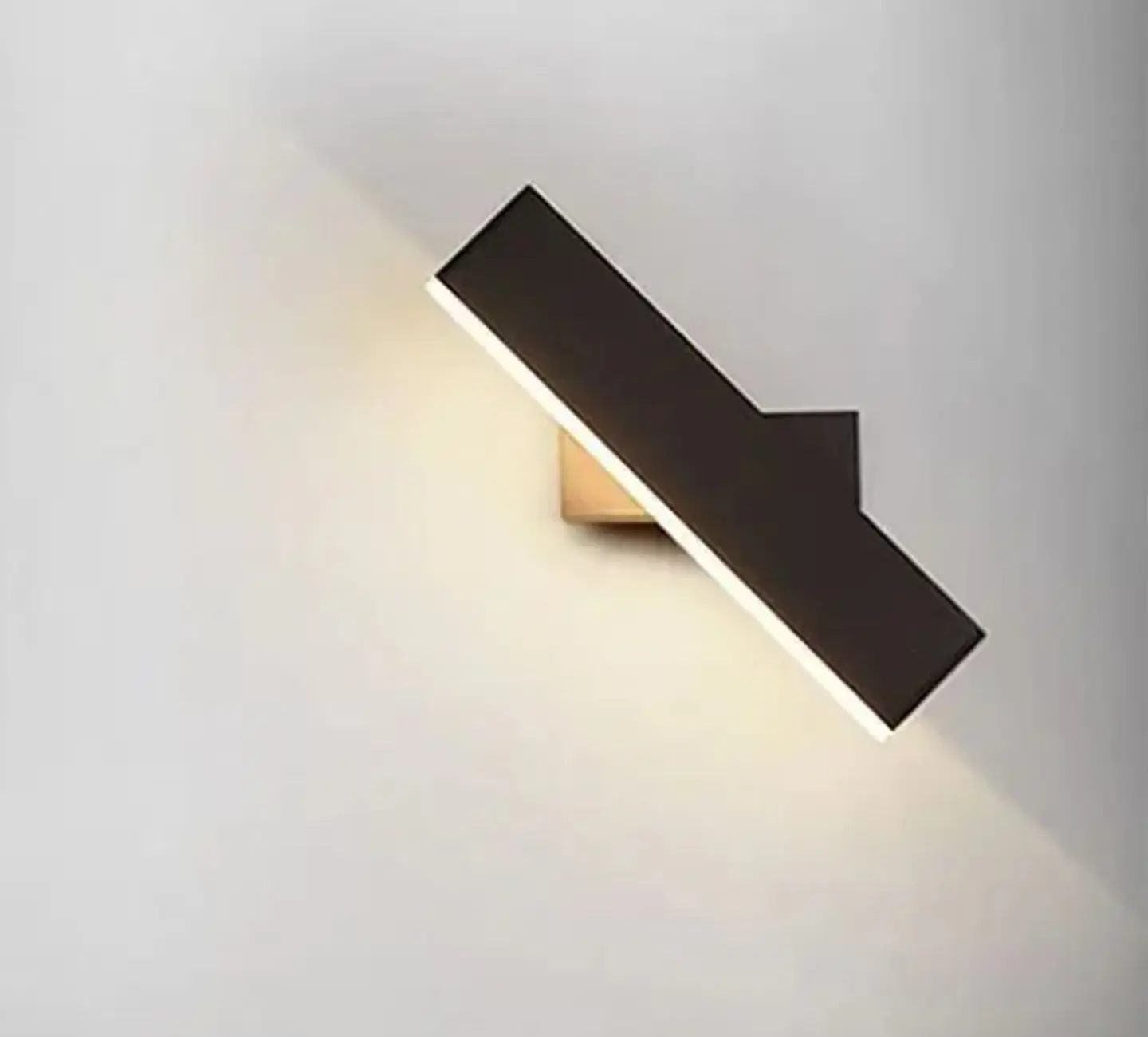 APLIQUE DE PARED NEGRO BLANCO CÁLIDO 7