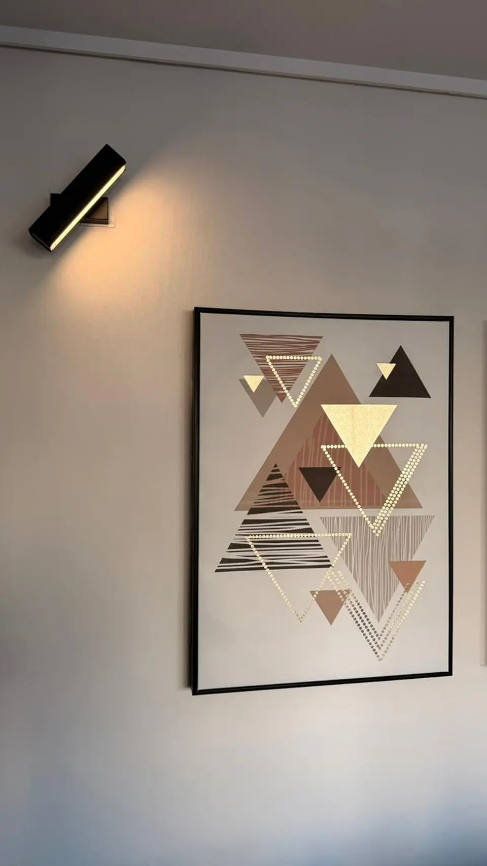 APLIQUE DE PARED NEGRO BLANCO CÁLIDO 10