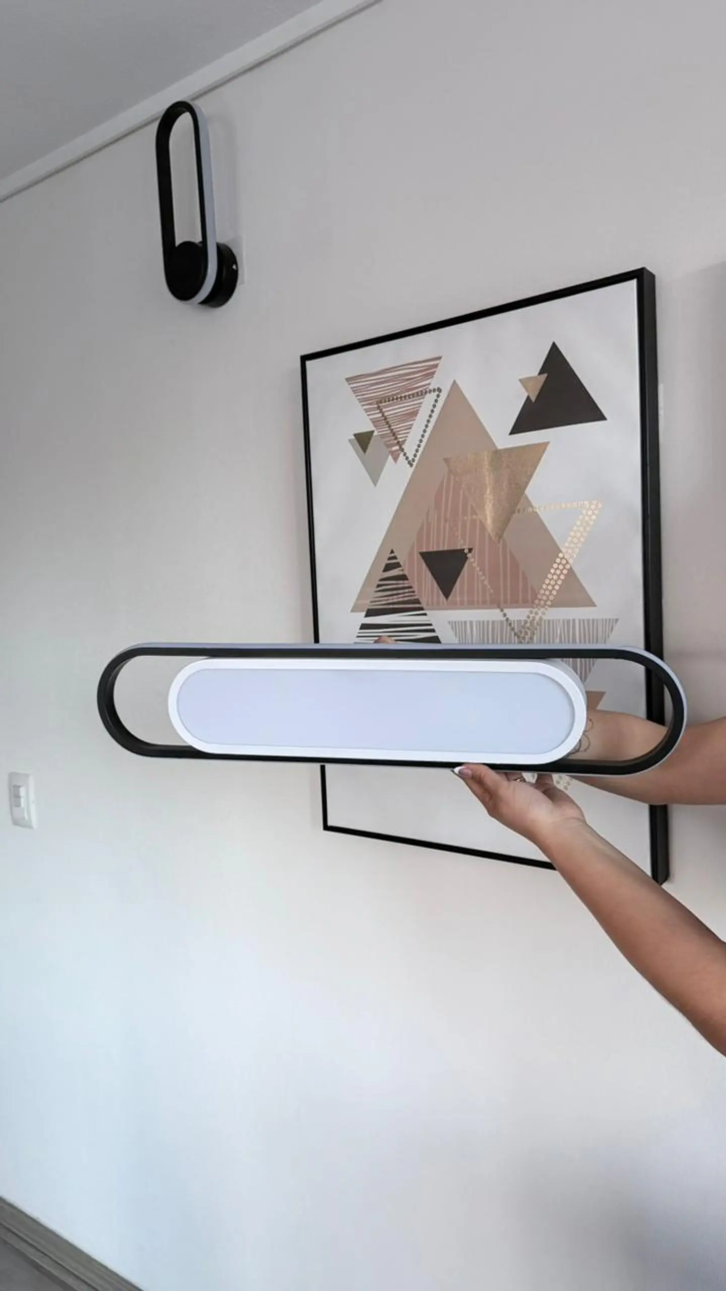 LÁMPARA DE TECHO LED MINIMALISTA 60CM 3 TONOS BLANCO FRÍO, CÁLIDO Y NEUTRO 5