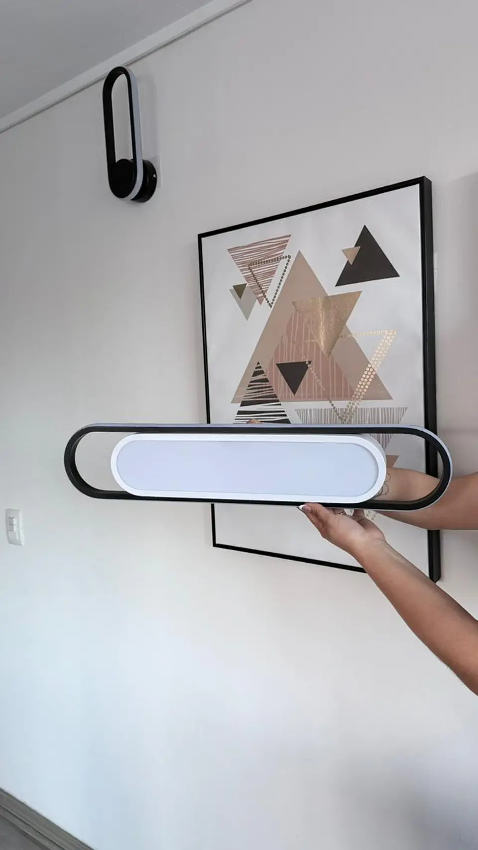 LÁMPARA DE TECHO LED MINIMALISTA 60CM 3 TONOS BLANCO FRÍO, CÁLIDO Y NEUTRO 5