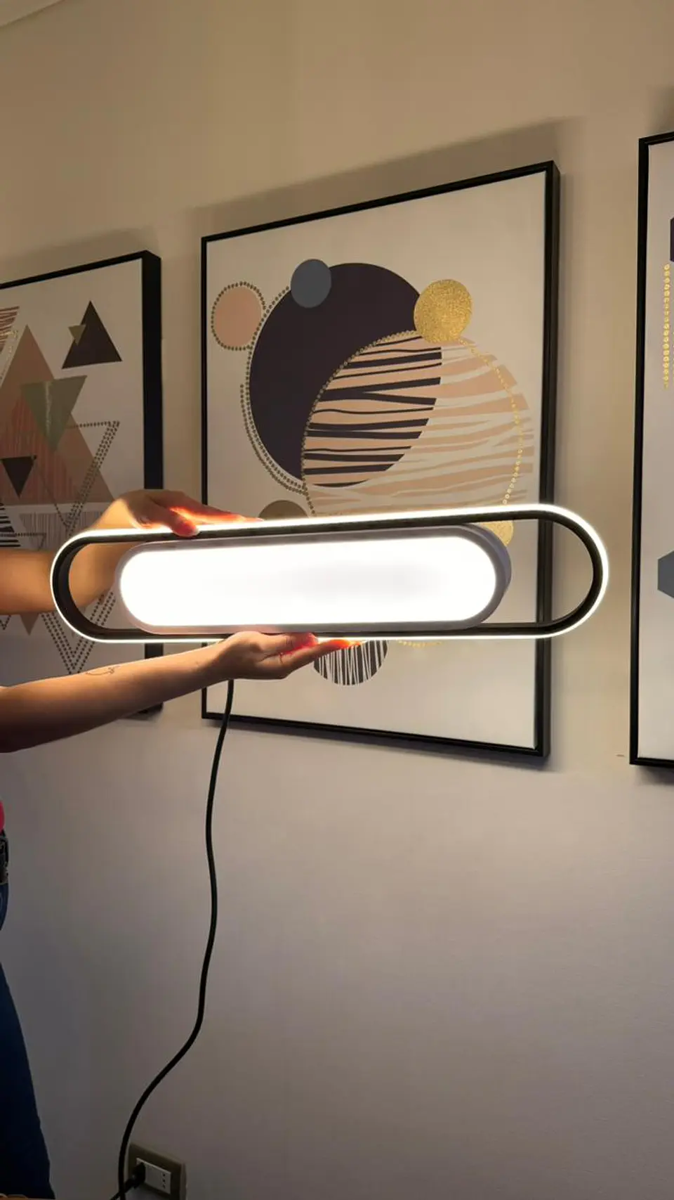 LÁMPARA DE TECHO LED MINIMALISTA 60CM 3 TONOS BLANCO FRÍO, CÁLIDO Y NEUTRO 8