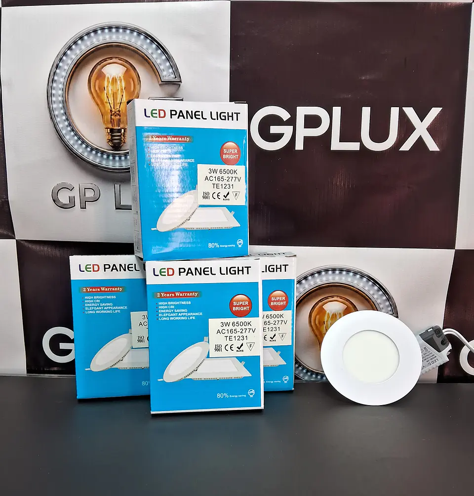 LAMPARA LED EMBUTIDA 3W BLANCO FRÍO 1