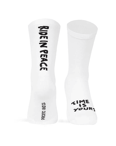  Calcetines Ride in Peace White - L/XL