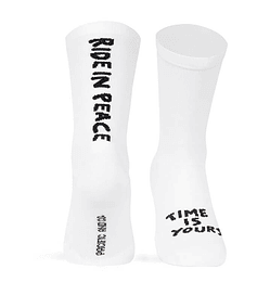  Calcetines Ride in Peace White - S/M