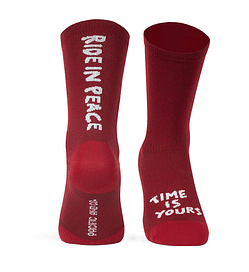  Calcetines Ride in Peace Wine - S/M
