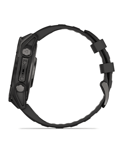 Fenix 8 AMOLED Sapphire Carbon Gray Titanium 47mm - Black/Gray Band