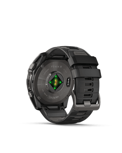 Fenix 8 AMOLED Sapphire Carbon Gray Titanium 51mm - Black/Gray Band