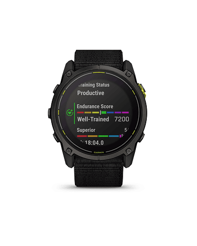 Enduro 3 Carbon Gray DLC Titanium - Black Ultrafit Nylon Band