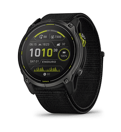 Enduro 3 Carbon Gray DLC Titanium - Black Ultrafit Nylon Band