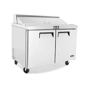 MESA REFRIGERADA PARA SANDWICH 2 PUERTAS  BLPT48 - HC 
