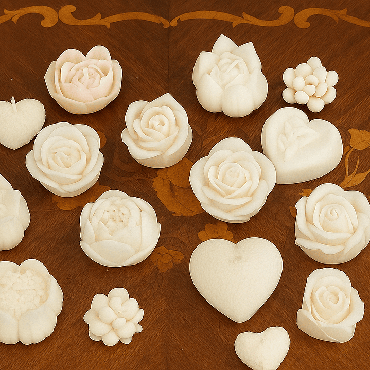 Velas flores y naturaleza 2