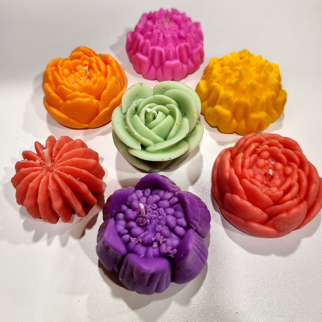 Velas flores y naturaleza 5