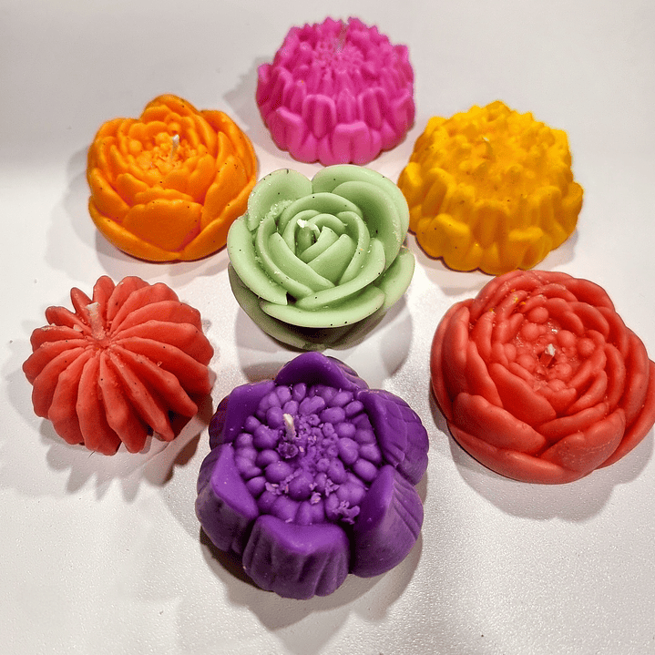 Velas flores y naturaleza 5