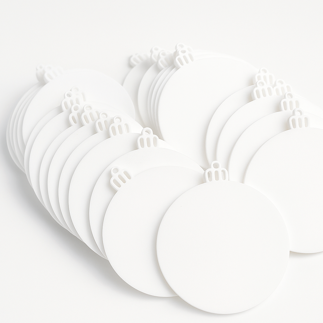 Esfera navideña 7 cm sublimable 1