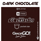 EXTENSIONES DE PESTAÑAS COLOR CAFÉ  DARK CHOCOLATE 2