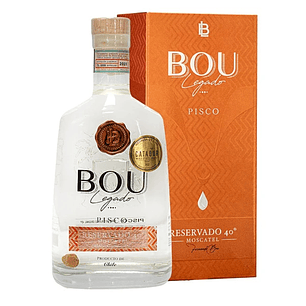 Pisco Bou Legado Blanco 40º 750 ml – Edición Premium galardonada