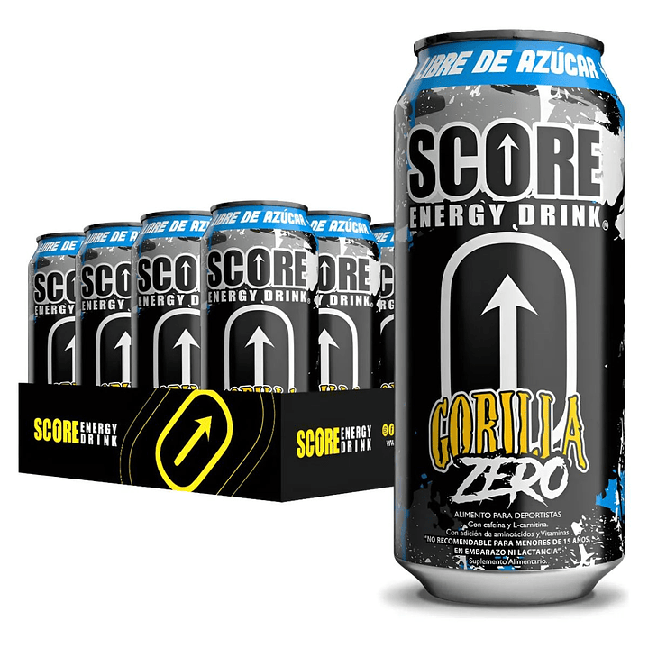 Score Gorilla Zero Pack 6 Latas 473ml 1