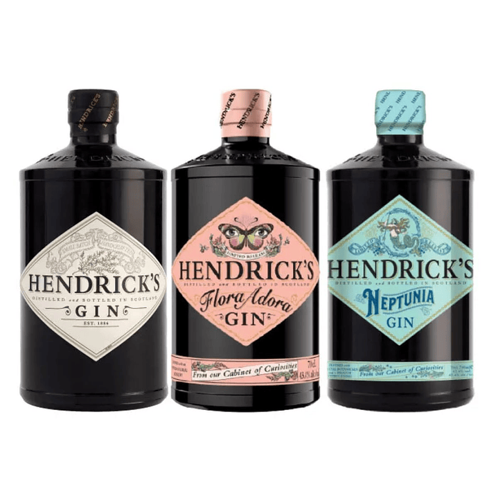 Pack Gin Hendrick's Original + Flora Adora + Neptunia 700cc 1