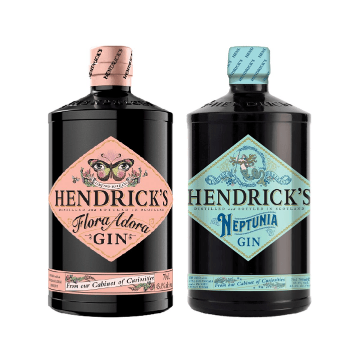 Pack Gin Hendrick's   Flora Adora + Neptunia 700cc Hendrick's Cabinet of Curiosities 1