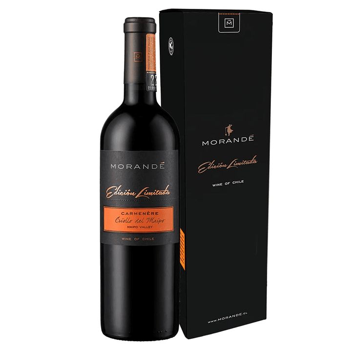 Pack regalo Morandé Edición Limitada Carmenere 2022 + Estuche 1