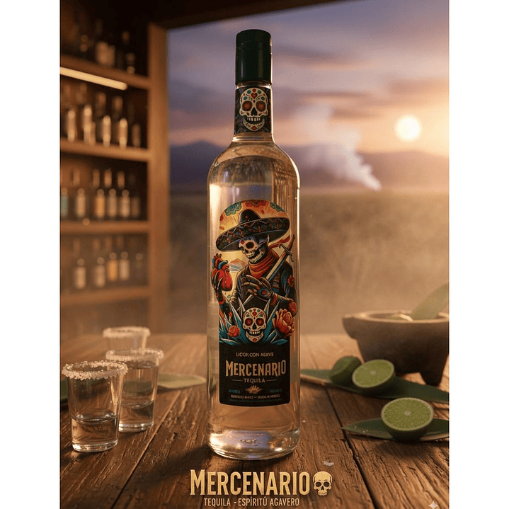 Tequila El Mercenario 35° 1 Lt 1