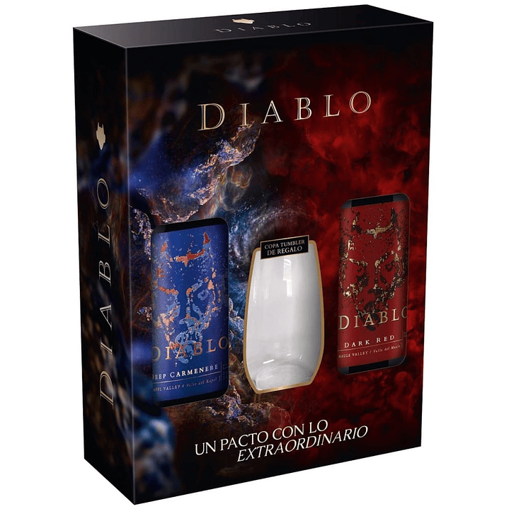 Pack Diablo Red + Deep 750cc + Copa Tumbler 1