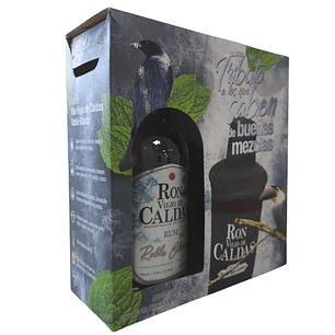 Pack Ron Viejo De Caldas Roble Blanco 700ml + Shaker