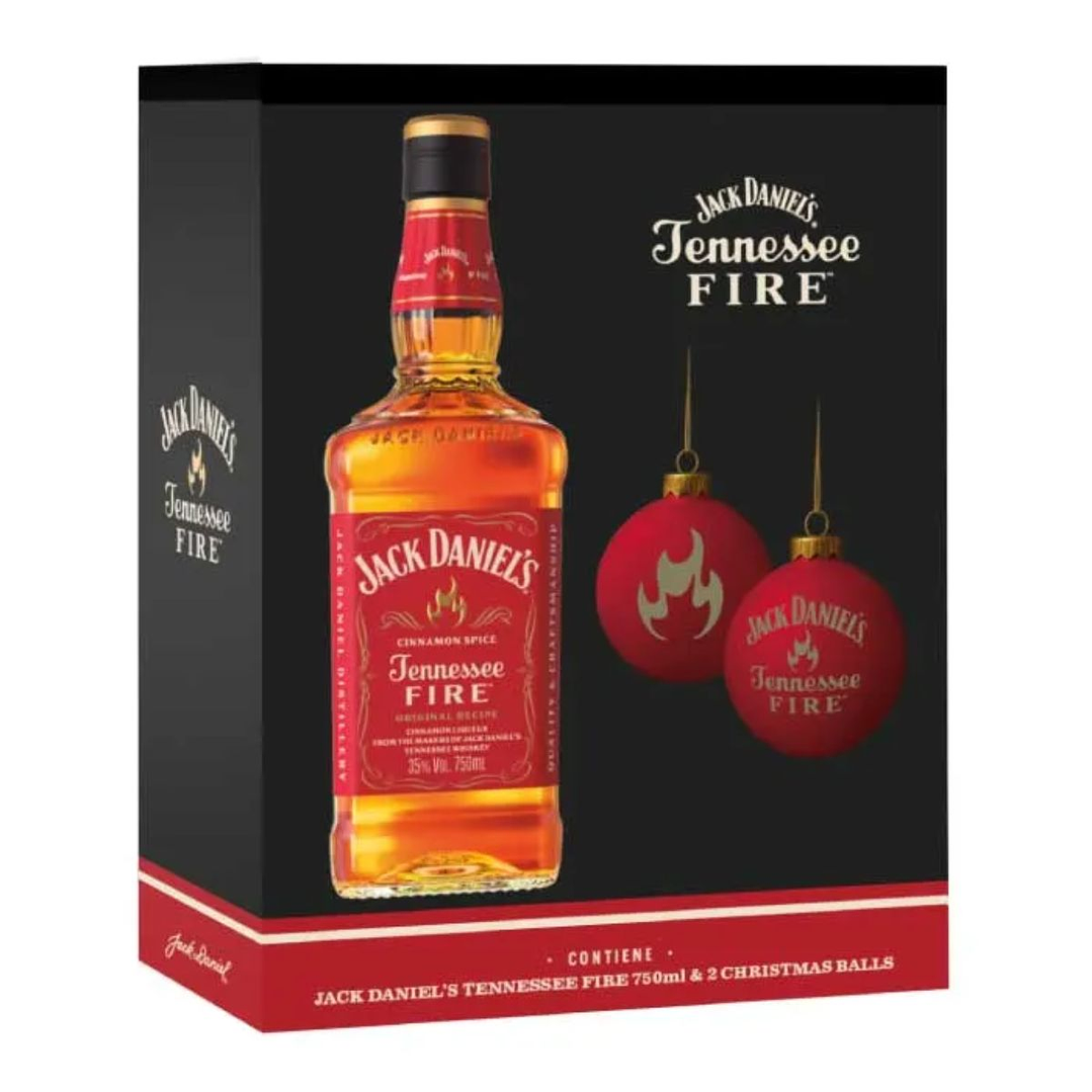 Pack Jack Daniel's Fire 750cc + 2 Esferas Jack Daniels 1