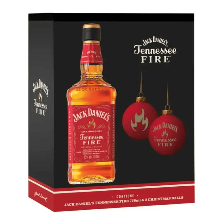 Pack Jack Daniel's Fire 750cc + 2 Esferas Jack Daniels 1