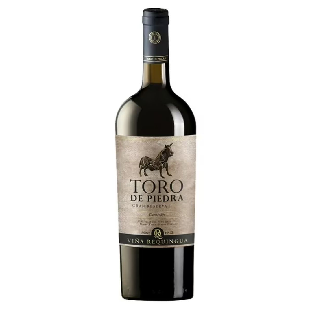 Botellon Toro de Piedra 1.5 Gran Reserva Carmenere 1