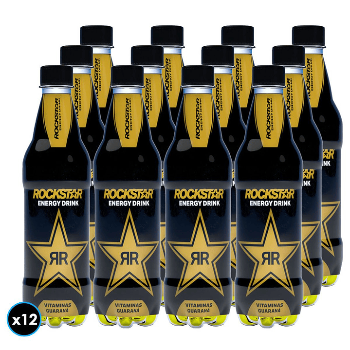 12x Bebida Energética Rockstar 500cc 1