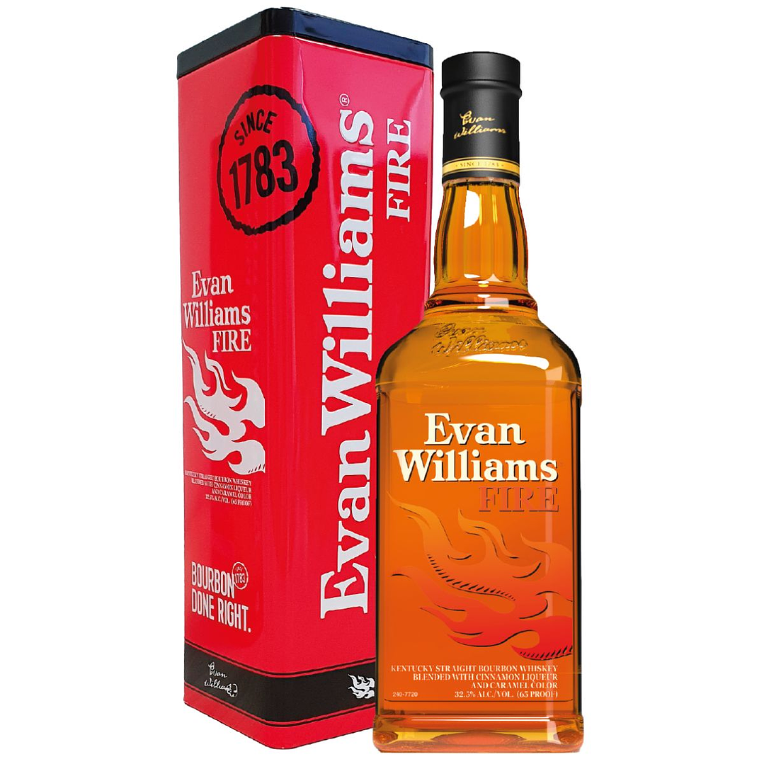 Whiskey Evan Williams Fire  750cc 1