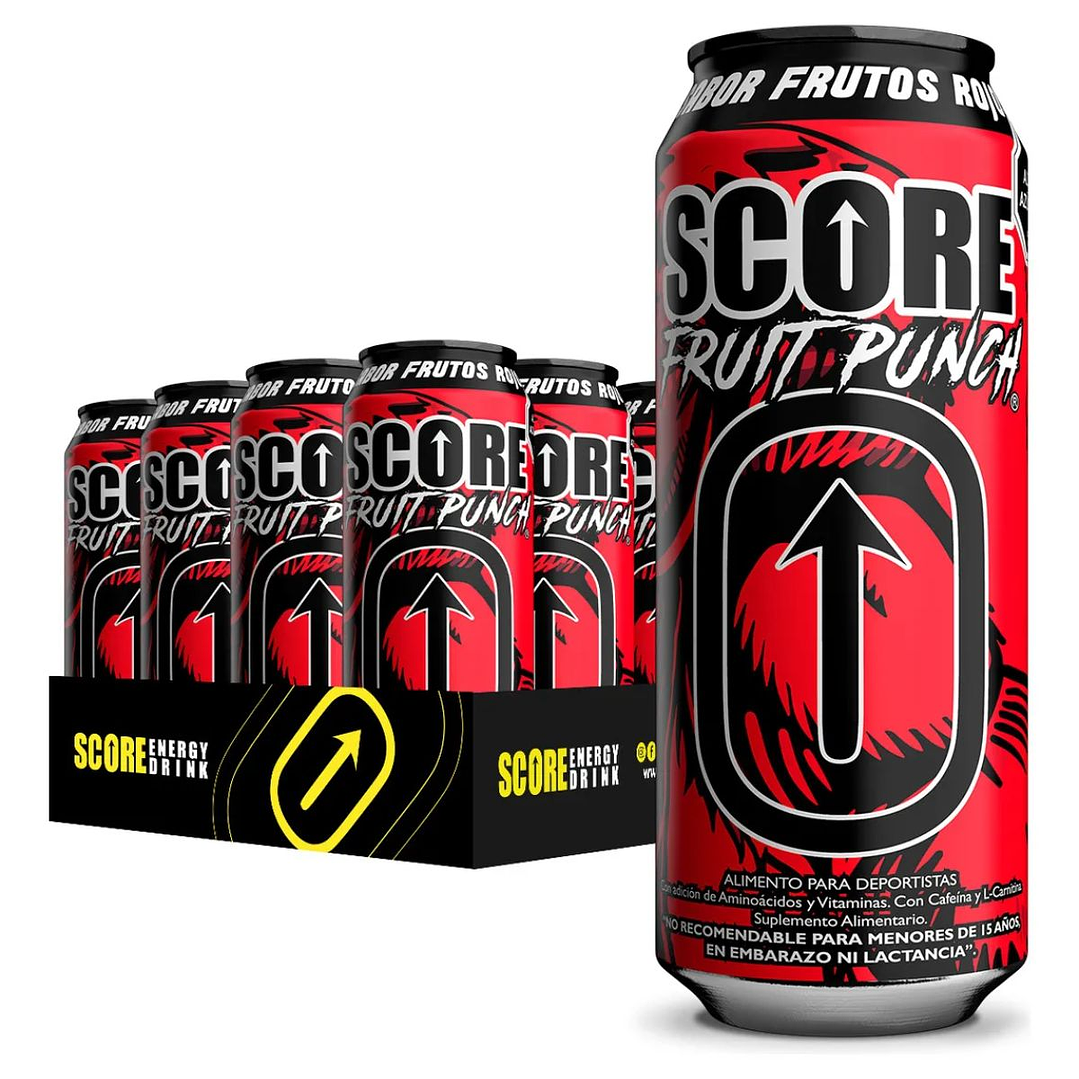  Score Fruit Punch  Pack 6 Latas 473ml 1