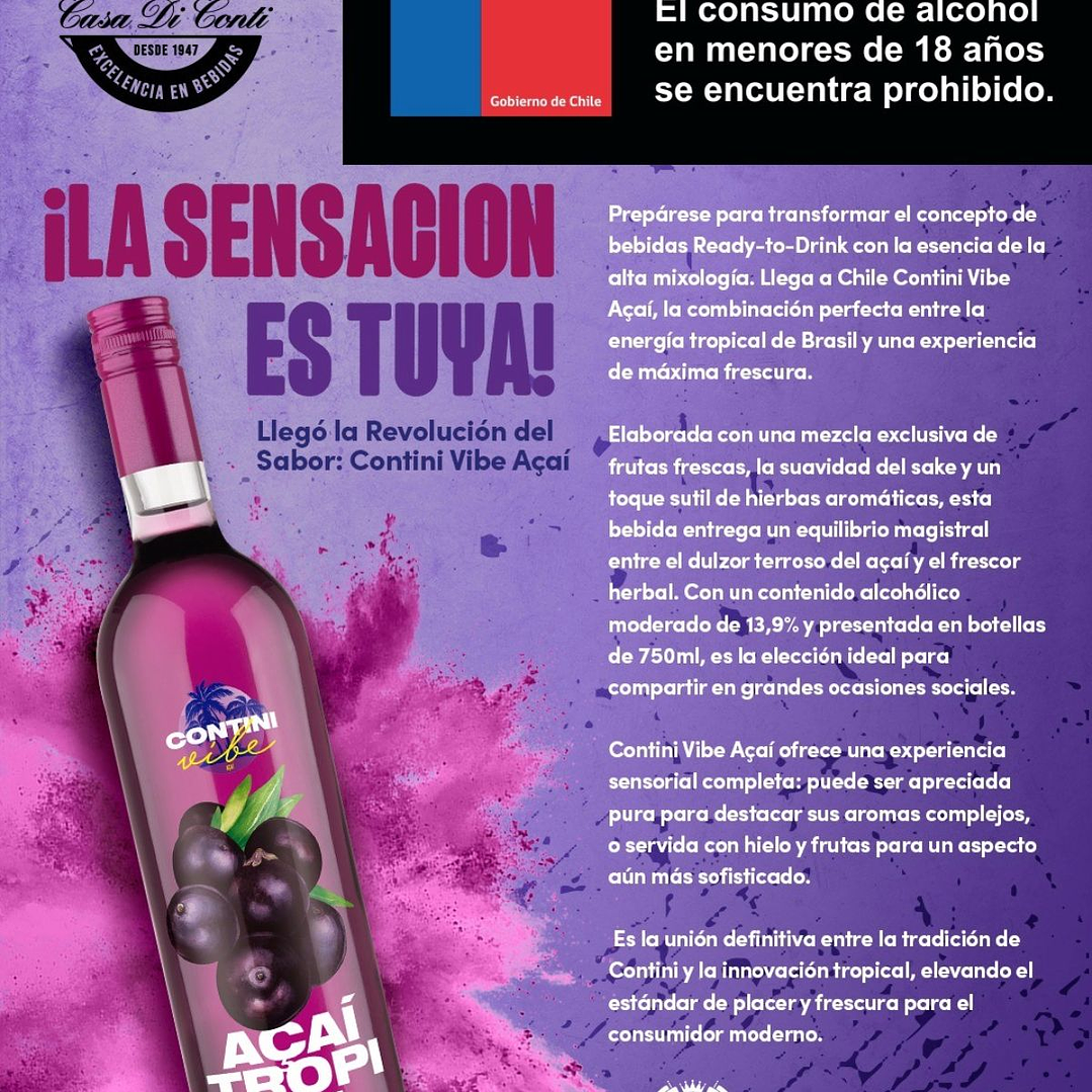 Acaí Tropical de Contini Vibe 2