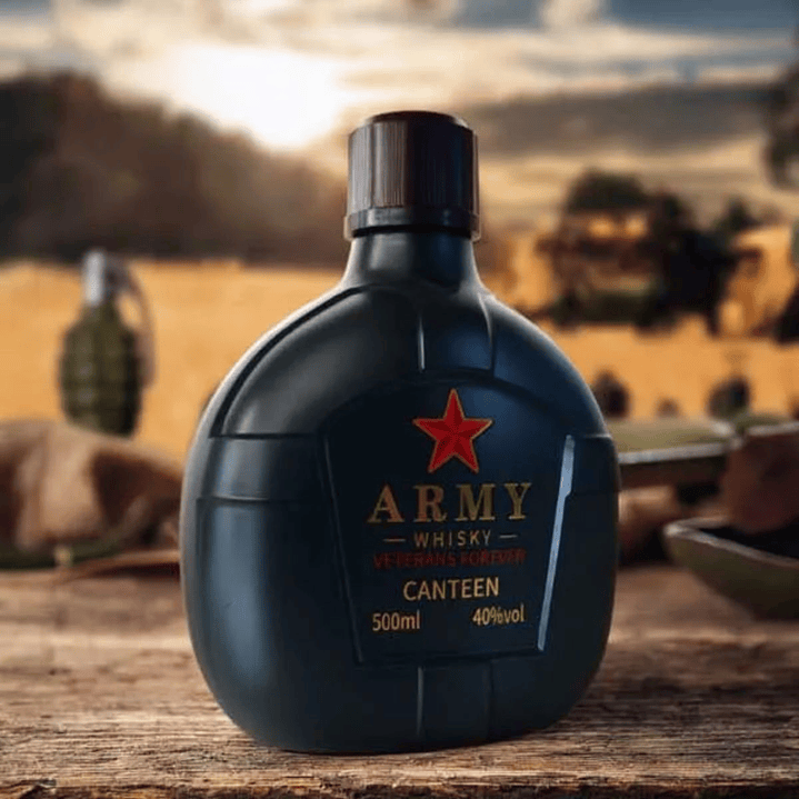 Whisky Army Cantimplora Veteranos de Guerra 500 ml 3