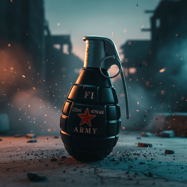 Whisky Army Granada F1 Veteranos de Guerra 125 ml 3