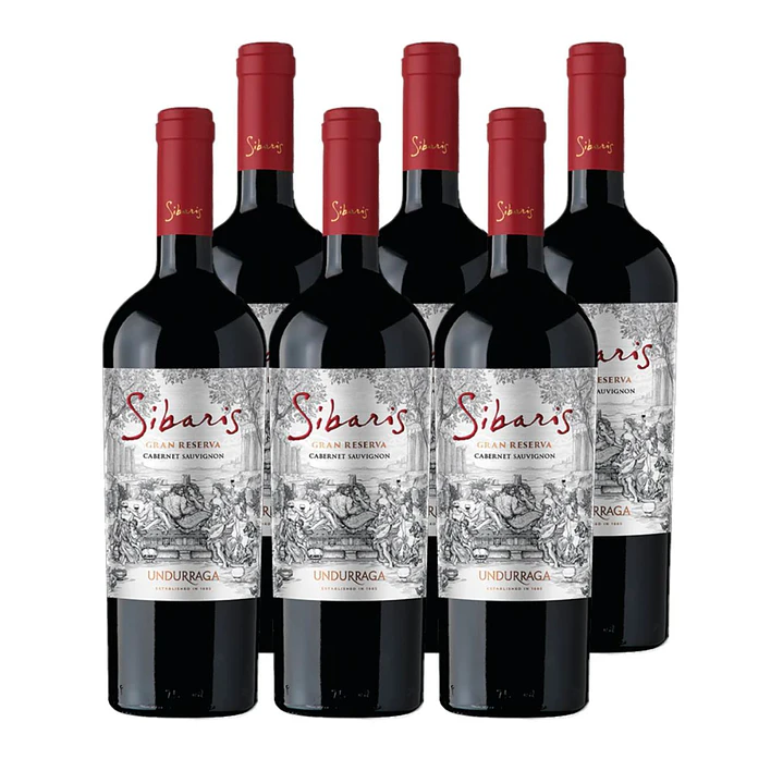 6x Vino Sibaris Gran Reserva Cabernet Sauvignon 750cc 1